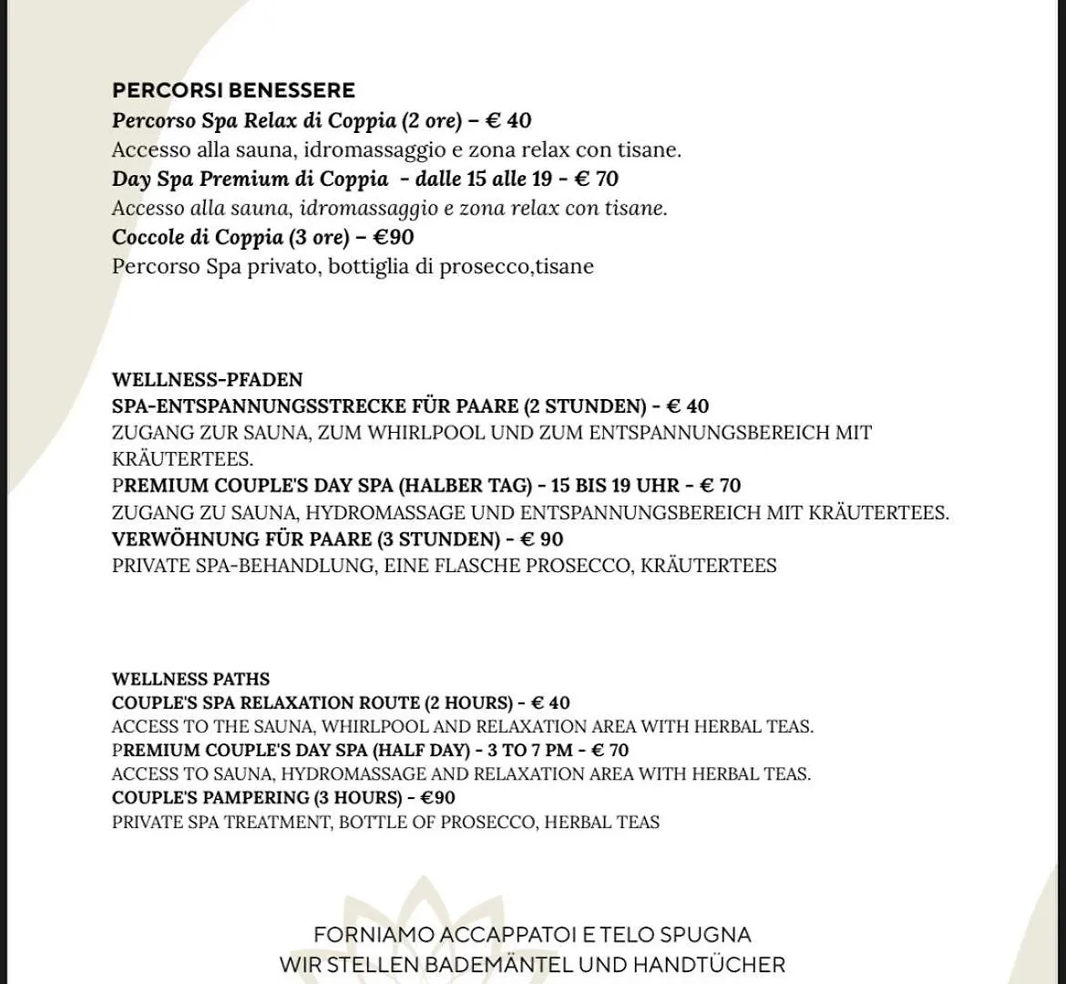 Relais Fontana Rosa B&B Wellness Caprino Veronese Frühstückspension